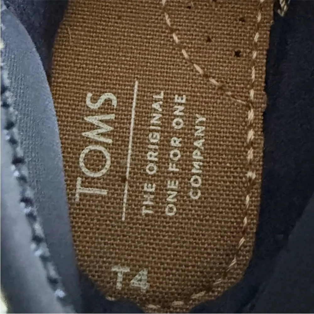 Toddler TOMS Cusco Honey Synthetic Suede Hook And Loop Sneakers Boys (Size 4)